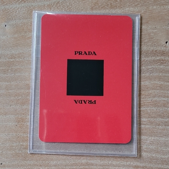 Prada 2 Of Hearts Red and White Playing Card New - Picture 2 of 2